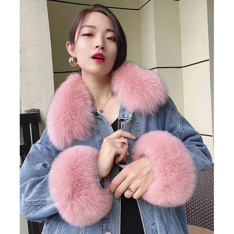 معطف شتوي بياقة للنساء من فرو  - مراجعة Winter Clothing Pk وسعره