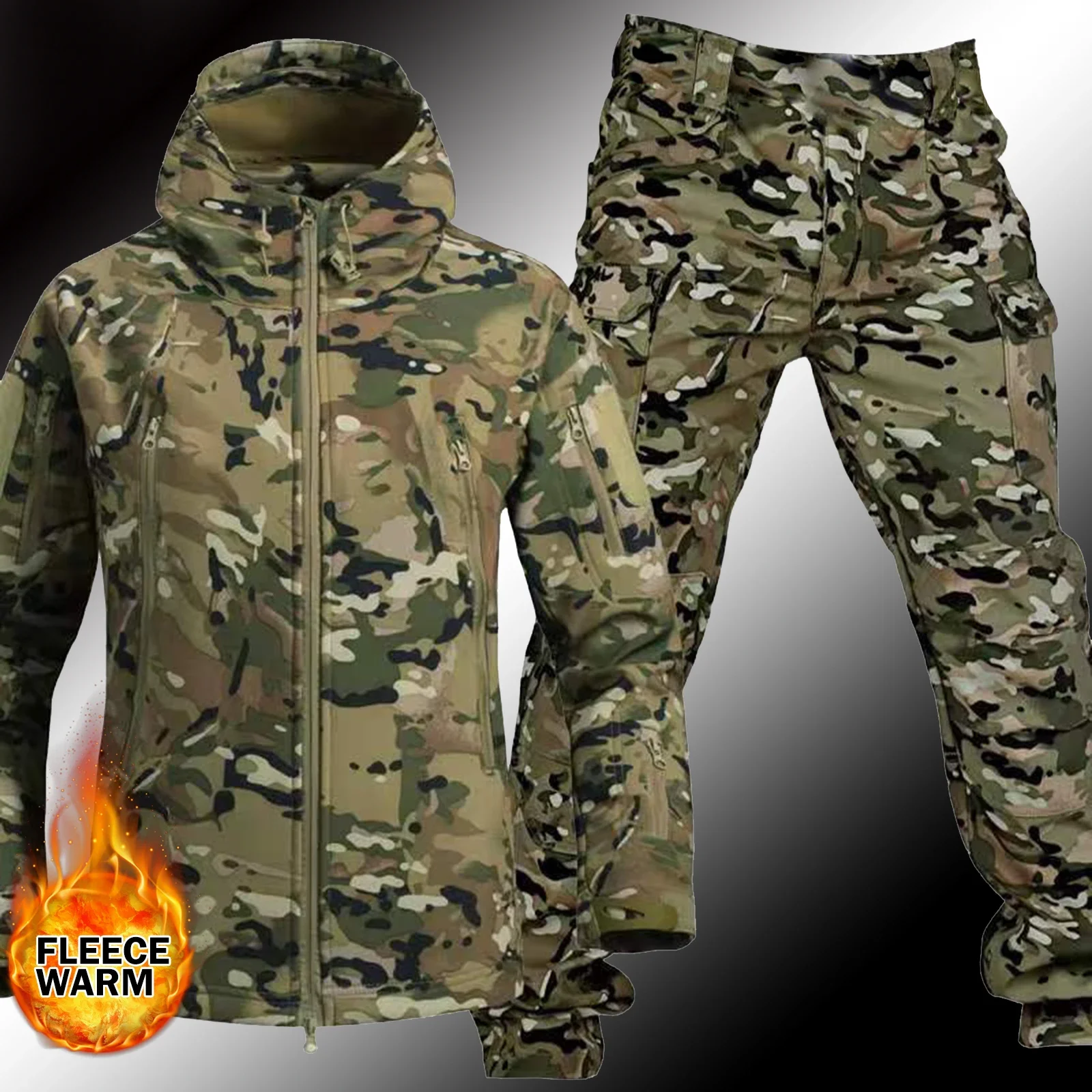 طقم بدلة رياضية مخملية من قطعت - مراجعة Winter Clothing Hiking وسعره