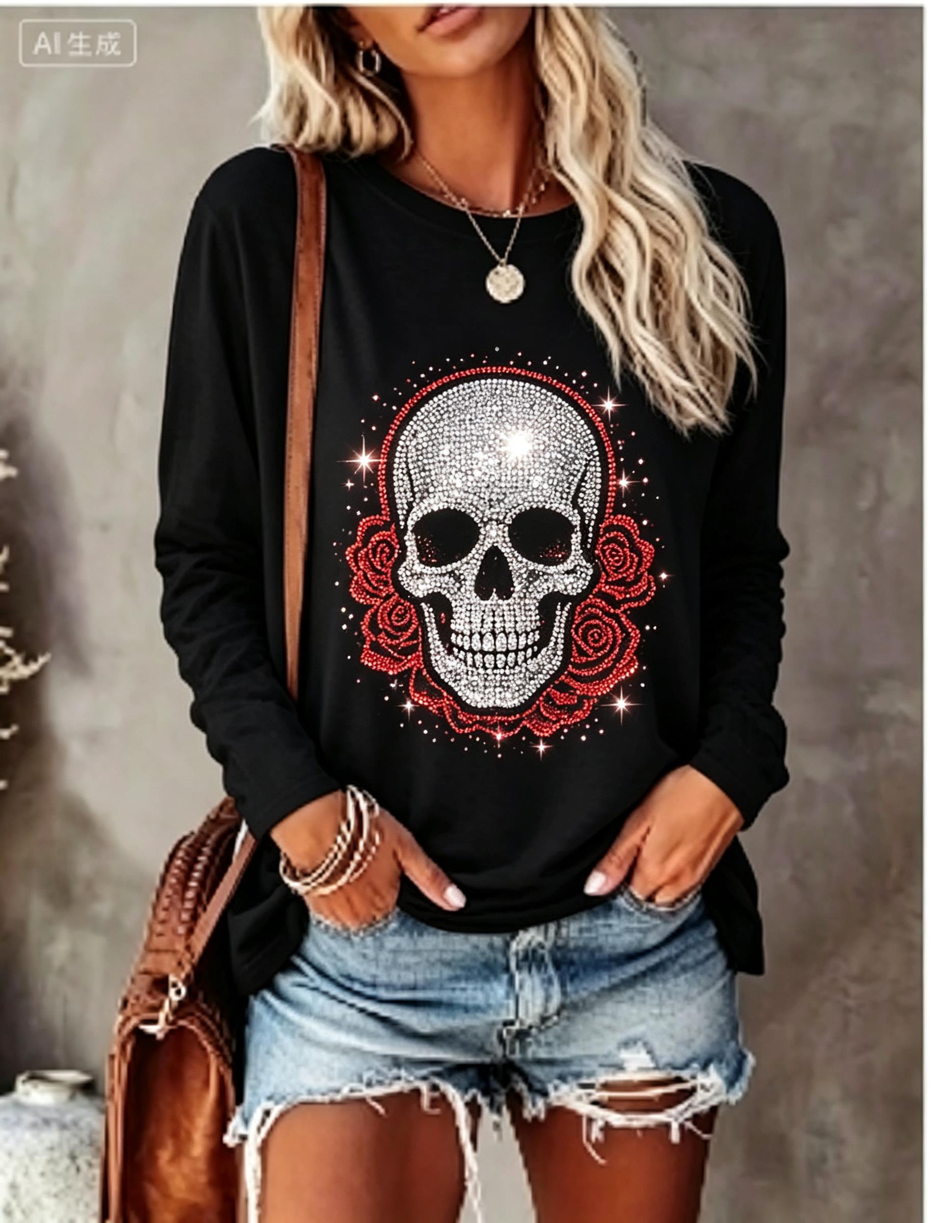 قميص نسائي بأكمام طويلة مزين ب - مراجعة Winter Clothing For Women وسعره
