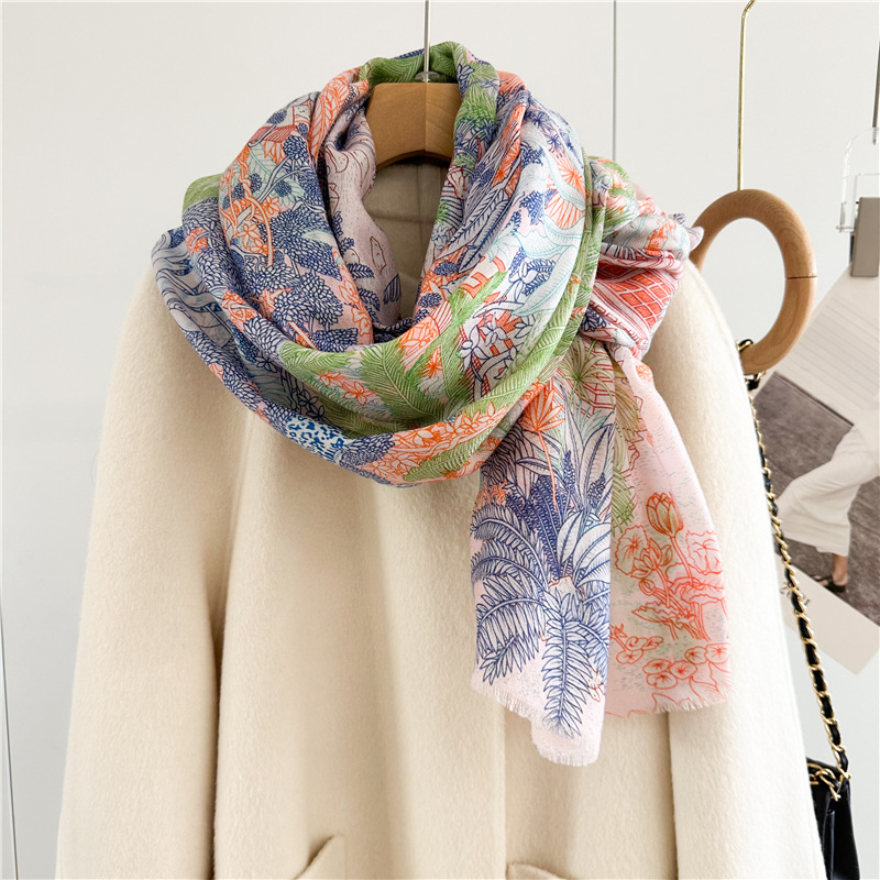 شالات كشمير طويلة 200×100 سم ب - مراجعة Winter Clothing Hong Kong وسعره